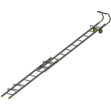Load image into Gallery viewer, Werner Double Section Roof Ladder 3.21m (77101)
