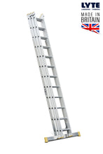 Load image into Gallery viewer, Lyte EN131-2 Professional Extension Ladder 14 Rung 3 Section (NELT340)