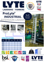 Load image into Gallery viewer, LytePro EN-131-2 Professional Industrial 2x8 Rung Extension Ladder (NGB225)
