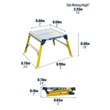 Load image into Gallery viewer, WERNER ODD JOB 600 FIBREGLASS WORK PLATFORM (31389800)