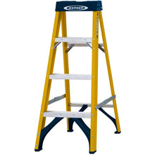 Load image into Gallery viewer, Werner Fibreglass Stepladder 4 Tread (7160418)