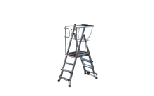Load image into Gallery viewer, AlphaDeck 3-4 Adjustable Podium Step Ladder 0.71m - 0.89 m (60137)
