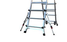 Load image into Gallery viewer, AlphaDeck 3-4 Adjustable Podium Step Ladder 0.71m - 0.89 m (60137)