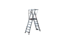 Load image into Gallery viewer, AlphaDeck 4-6 Adjustable Podium Step Ladder 1.16m - 1.56m (60144)