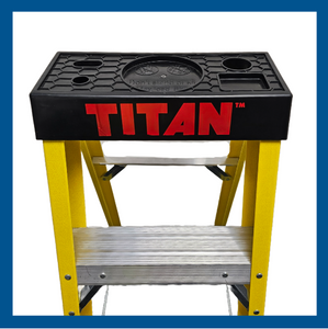 Titan Fibreglass Swingback Step Ladder 5 Tread (TNGFHS5)