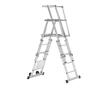 BoSS TeleguardPLUS 4 to 6 Rung telescopic platform ladder (32651500)