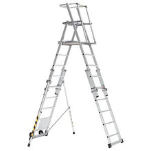 Load image into Gallery viewer, BoSS TeleguardPLUS 7 to 9 Rung telescopic platform ladder (32751500)