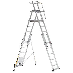 BoSS TeleguardPLUS 7 to 9 Rung telescopic platform ladder (32751500)