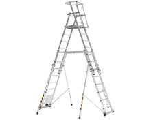 Load image into Gallery viewer, BoSS TeleguardPLUS 9 to 12 Rung telescopic platform ladder (32951500)
