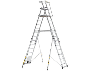 BoSS TeleguardPLUS 9 to 12 Rung telescopic platform ladder (32951500)