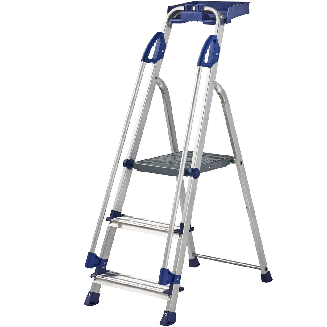 Werner Workstation Stepladder 3 Tread (7050318L)