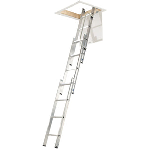 Werner Loft Ladder 3 Section with Handrail (76003)