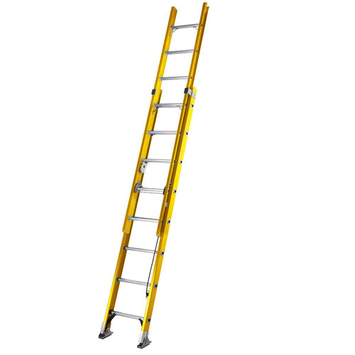 Werner Fibreglass Extension ladder ALFLO 2.5m Trade Double (77525)