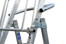 Load image into Gallery viewer, Lyte MultiLyte Aluminium Telescopic Platform 7-11 Tread Stepladder (ML711A)