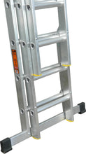 Load image into Gallery viewer, LFI PRo Triple Section 9 Rung Ladder 2.5m (H7TP25)