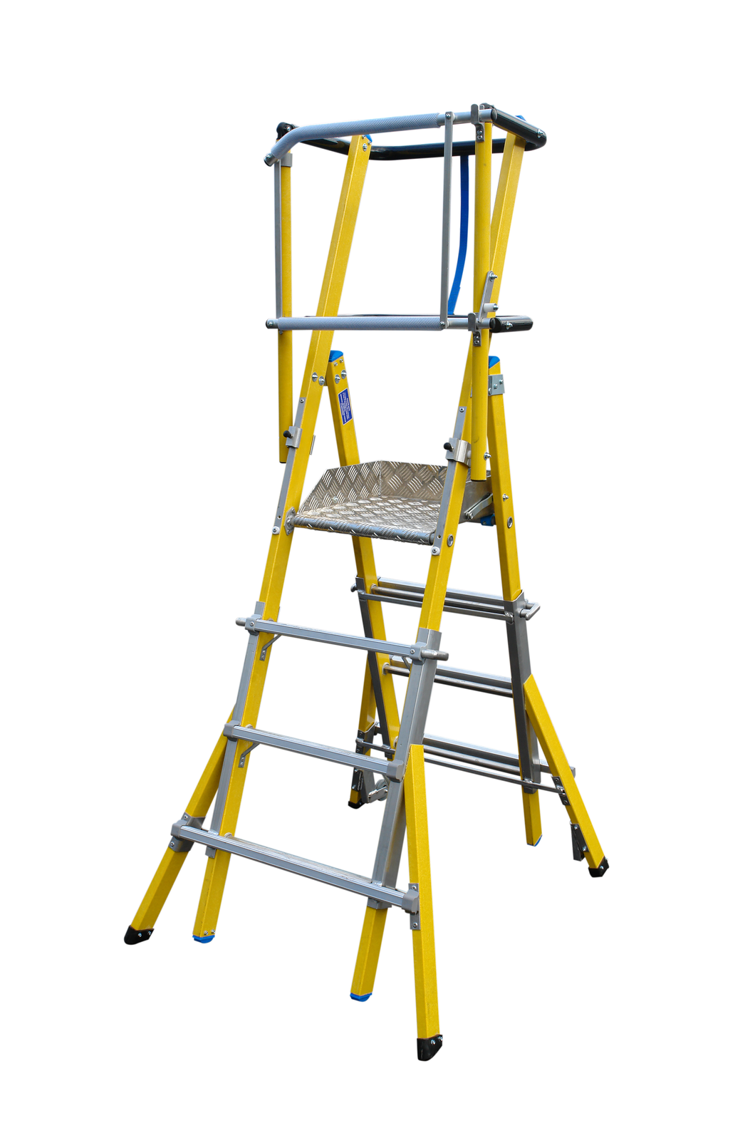 Lyte MultiLyte Glassfibre Telescopic Platform 7-11 Tread Stepladder (ML711GF)