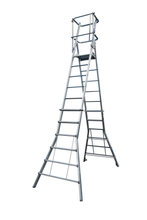 Load image into Gallery viewer, Lyte MultiLyte Aluminium Telescopic Platform 7-11 Tread Stepladder (ML711A)