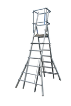 Load image into Gallery viewer, Lyte MultiLyte Aluminium Telescopic Platform 5-8 Tread Stepladder (ML58A)