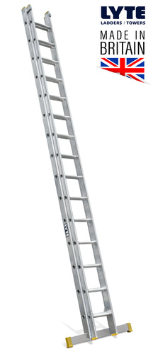 Lyte EN131-2 Professional Extension Ladder 15 rung 2 Section (NELT245)